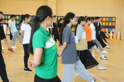 铜山区中小学体育教师健美操、啦啦操培训活动在我校举办